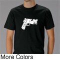 Los Angeles Pop Art Men's Brooklyn Gun T-shirt