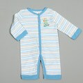 Absorba Newborn Boy's Car Striped Pajamas FINAL SALE