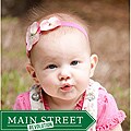Madeline and Company Beautiful Pink Triple Dainty Crystal Flowers Headband