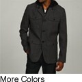 Sean John Men's Four-pocket Hooded Wool Blend Jacket FINAL SALE
