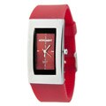 Monument Women's Red Silicone Analog Watch