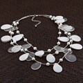 Glass 'Off' White Necklace (India)