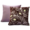Plush Plumes/ Modern Spa Charcoal Grey Decorative Pillows (Set of 2)