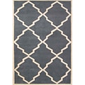 Hand-tufted World Classic Blue-grey Wool Rug (4' x 6')