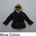 Pink Platinum Infant Girl's Hooded Puffy Coat FINAL SALE