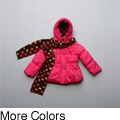 Pink Platinum Toddler Girl's Hearts Puffy Coat Set FINAL SALE