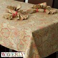 Waverly Paddcok Shawl Persimmon 17-piece Tablecloth Set
