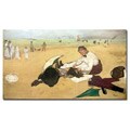 Edgar Degas 'Beach Scene, 1876-77' Gallery-wrapped Canvas Art