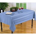 Divine Stripe Spill-proof Light Blue 60x120-inch Oblong Tablecloth