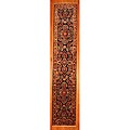 Free supportive hints on Lilian rug Persian Hand-knotted Navy/ Red Sarouk Lilihan Wool Rug (2'10 x 14'10)