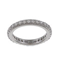 Tacori IV Sterling Silver Cubic Zirconia Eternity Ring