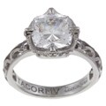 Tacori IV Sterling Silver Cubic Zirconia Bloom Ring