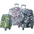 Olympia Picasso II (2 Carry-On) 3-piece Expandable Hardside Spinner Luggage Set