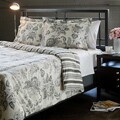 Cordoba Grey Twin-size Duvet Cover Set