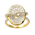 14k Yellow Gold 1ct TDW Diamond Oval Ring (H-I, I2)