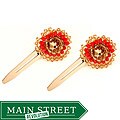 Ardent Designs Swirls of Swarovski Crystal Hair Clips (Set of 2)
