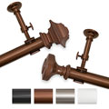 Elegant Touch 144 to 240-inch Adjustable Curtain Rod Set