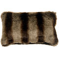 Pillow Decor Amur Wolf Faux Fur Throw Pillow