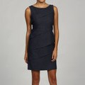 Jessica Howard Women's Petite Diagonal Tiered Dress