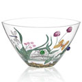 May Flowers Glass Bowl