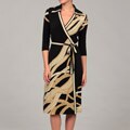 Jones New York Women's Printed Wrap Dress