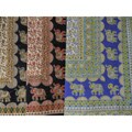 Cotton Elephant Star Tapestry (India)