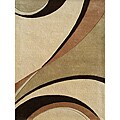 Hand-tufted Metro Beige Rug (5' x 8')