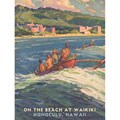 Artehouse 'Waikiki' Wood Sign
