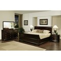 Kingston 5-piece Espresso Sleigh California King-size Bedroom Set