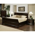 Kingston 4-piece Espresso Sleigh Queen-size Bedroom Set