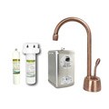 Westbrass Antique Copper Instant Hot/Cold Water Dispenser Kitchen Faucet