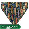 Meaningful guidepost on surfboard Design Software Ruff Stuff USA Blue with Surfboards Dog Collar Bandana