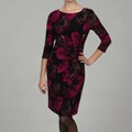 Jones New York Women's Carnation Print Dress