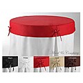 Betty Topper 48-inch Round Fitted Tablecloth
