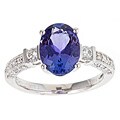 Dyach 14k White Gold Tanzanite and 1/2ct TDW Diamond Ring (G-H) (I1-I2)