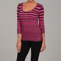 Calvin Klein Performance Women's Variegated Stripe Top