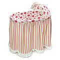 Embrace Bassinet with Stripe and Flower Bedding Set