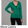 Calvin Klein Performance Women's Drawstring Hooded Zip-front Jacket