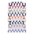 Gourmet Classics Striped Basket-weave Kitchen Towels (Case of 24)