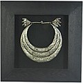 Red Vanilla Silver Necklace Wall Art