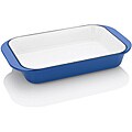 Fagor Blue Enameled Cast Iron Rectangular Baker