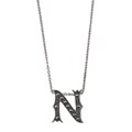 MARC Sterling Silver Marcasite Initial 'N' Necklace