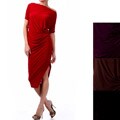 Tabeez Women's Asymmetrical Hemline Dress