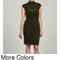 Marc New York Women's Mock Neck Chemise Dress
