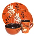 American Atelier Mirabel Paprika 16-piece Dinnerware Set