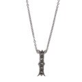 MARC Sterling Silver Marcasite Initial 'I' Necklace