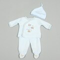 Mini Muffin Newborn Boy's 3-piece Layette Set