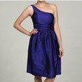 Eliza J Women's One-shoulder Pleated Dress