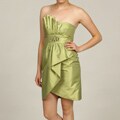 Eliza J Women's Celery Strapless Asymmetrical Beaded Dress