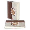 Saa Paper 'Autumn Heart' Address Book and Notebook (Thailand)